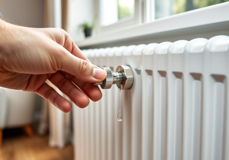 Heizkörper entlüften und Druck prüfen: Anleitung für Mieter