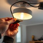Deckenlampe anschließen: Klemmen, Erdung und häufige Fehler