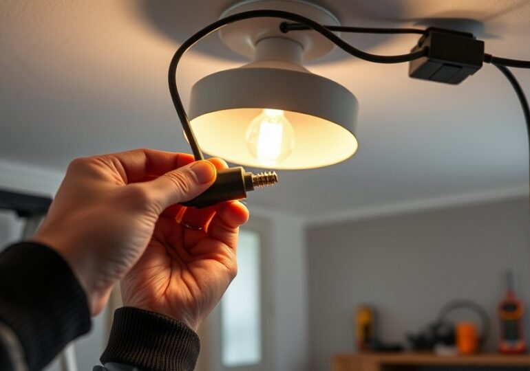 Deckenlampe anschließen: Klemmen, Erdung und häufige Fehler