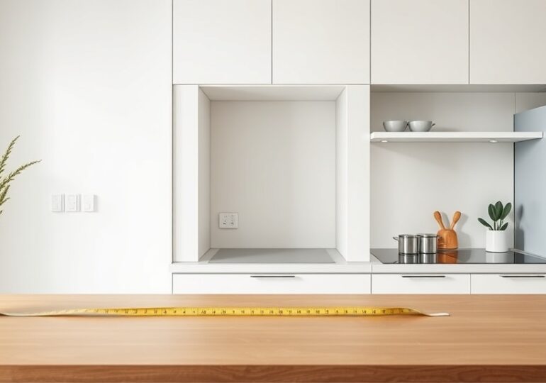 Kühlschrank in die Nische einbauen: Maße, Lüftung und Türanschlag richtig planen