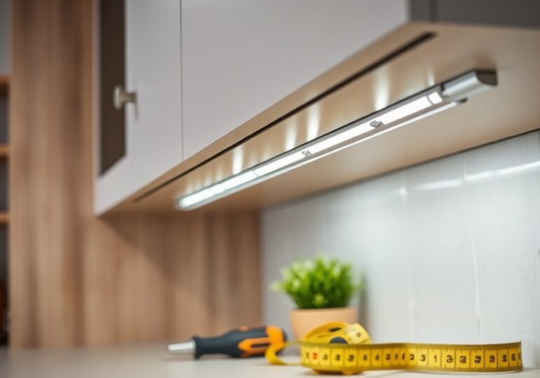LED-Leisten unter Hängeschränken richtig montieren