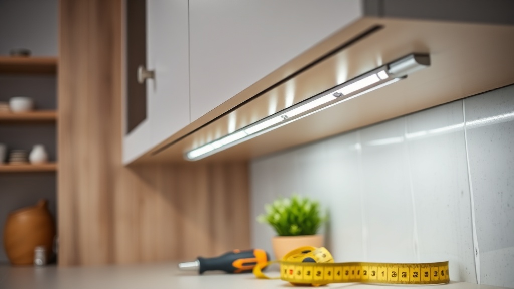 LED-Leisten unter Hängeschränken richtig montieren