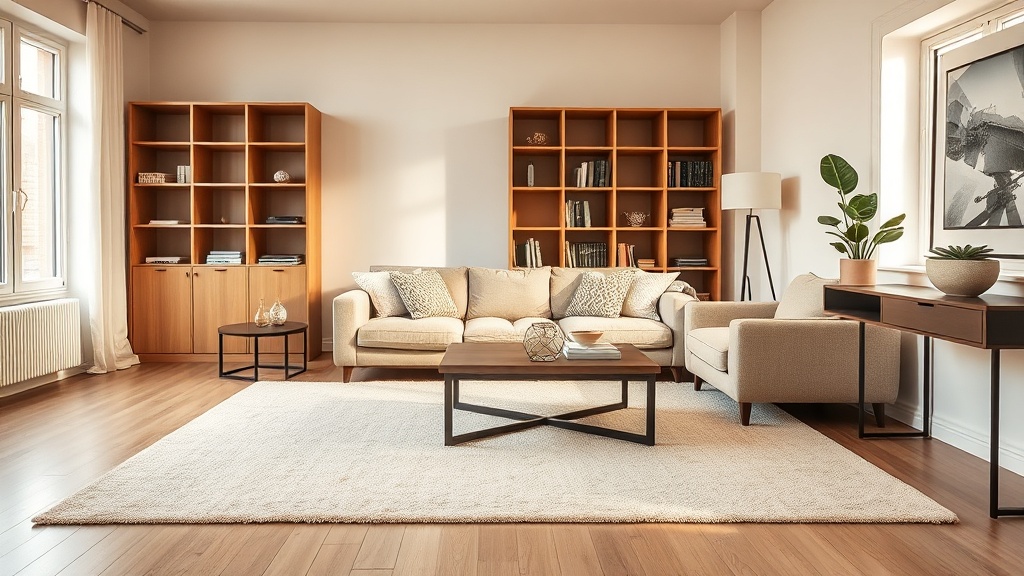Moderne Feng Shui Gestaltung: Balance und Energiefluss im Wohnzimmer