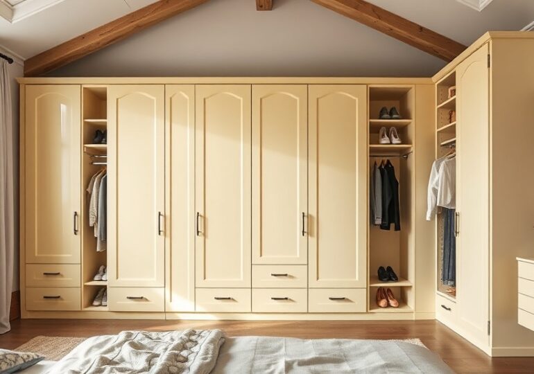 Kleiderschrank unter Dachschräge planen: So nutzen Sie jeden Zentimeter richtig