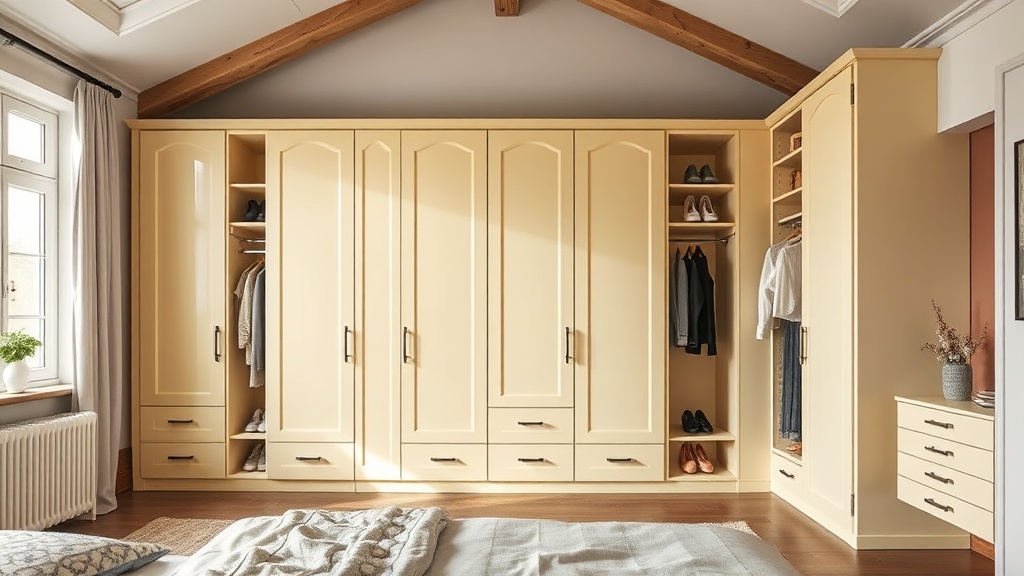 Kleiderschrank unter Dachschräge planen: So nutzen Sie jeden Zentimeter richtig